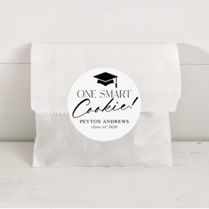 One Smart Cookie Graduation Label