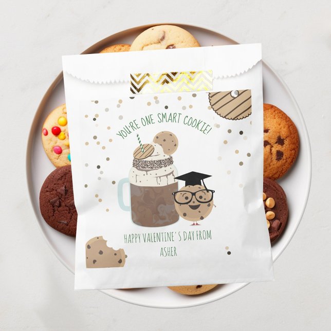 One Smart Cookie & Milkshake Classroom Valentine   Favour Bags (Creator Uploaded)