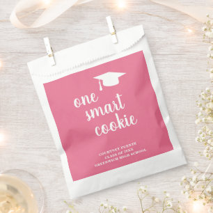 One Smart Cookie Mortar Board Modern Graduation Favour Bags