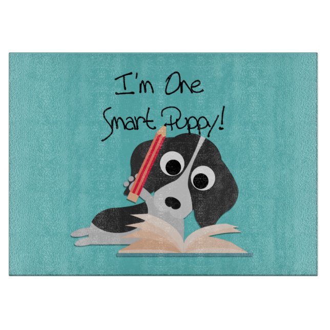 One Smart Puppy Cutting Board (Front)