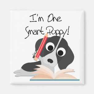 One Smart Puppy Magnet