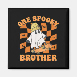 One Soky Brother Birthday Halloween Skateboarding Magnet