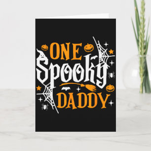 One Soky Daddy Funny Halloween Family Matching Card