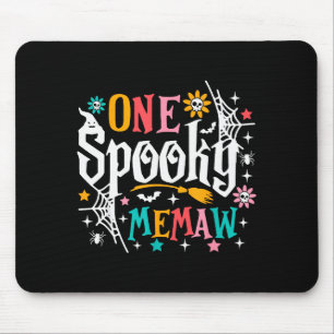 One Soky Memaw Shirt Funny Halloween Soky Grandma Mouse Pad