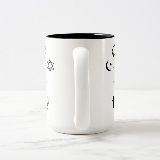 One Source Of Course  Two-Tone Coffee Mug (Handle)