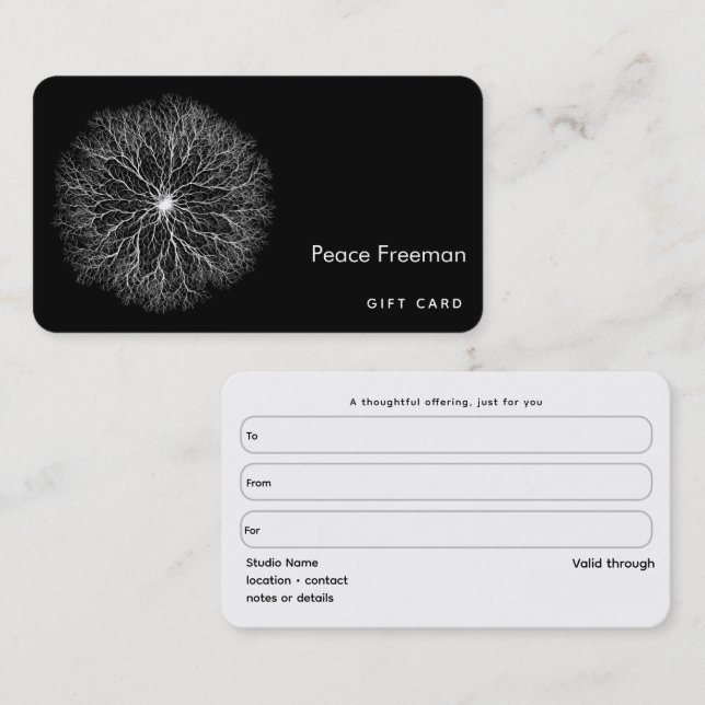 One Source | Tree of Life Design Business Card (Front/Back)