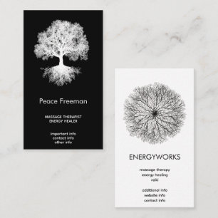 One Source Tree of Life Design Business Card