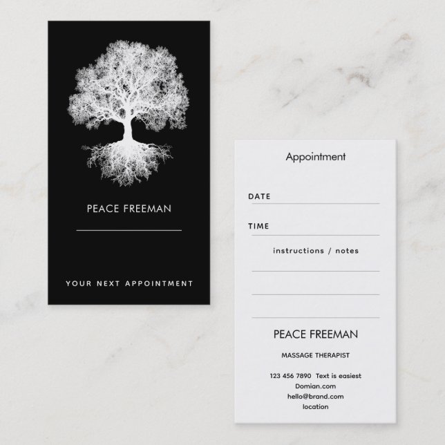 One Source | Tree of Life Design Business Card (Front/Back)