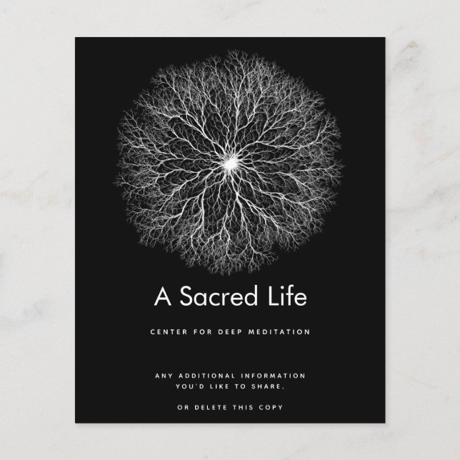 One Source | Tree of Life Design Flyer (Back)