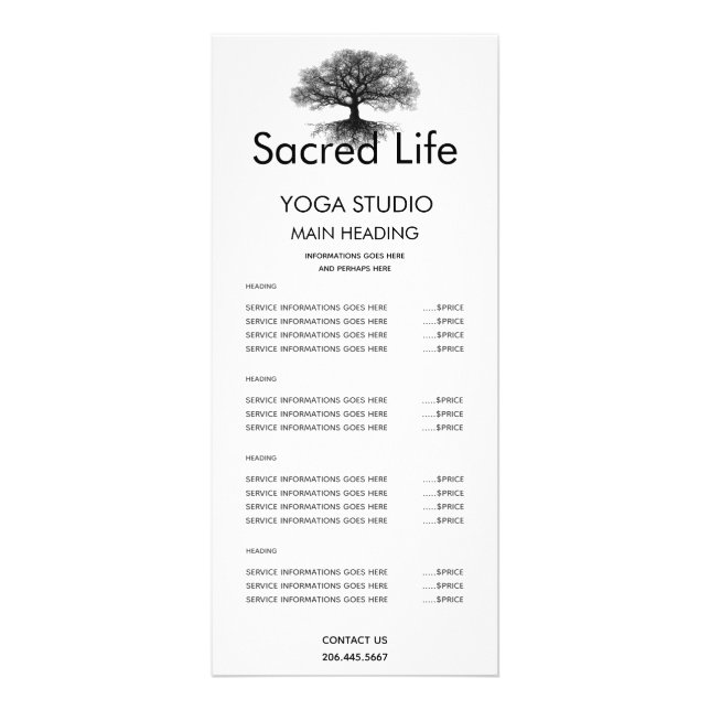 One Source | Tree of Life Design Rack Card (Front)