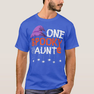 One Spooky Aunt Witch Halloween  T-Shirt