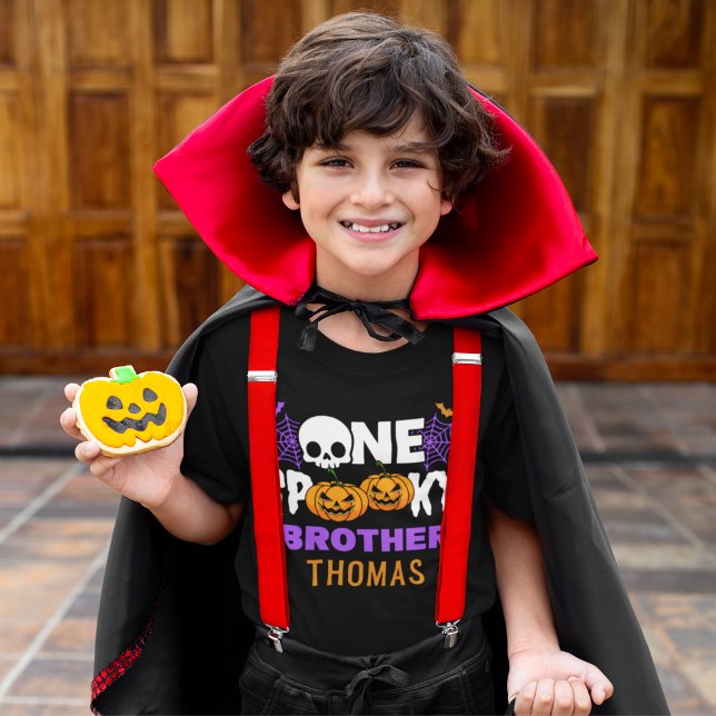 One Spooky Brother, Fun Halloween Family T-Shirt (Creator Uploaded)