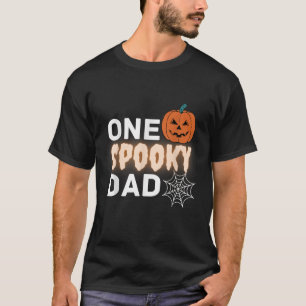 One Spooky Dad Funny Halloween Costume Party Famil T-Shirt