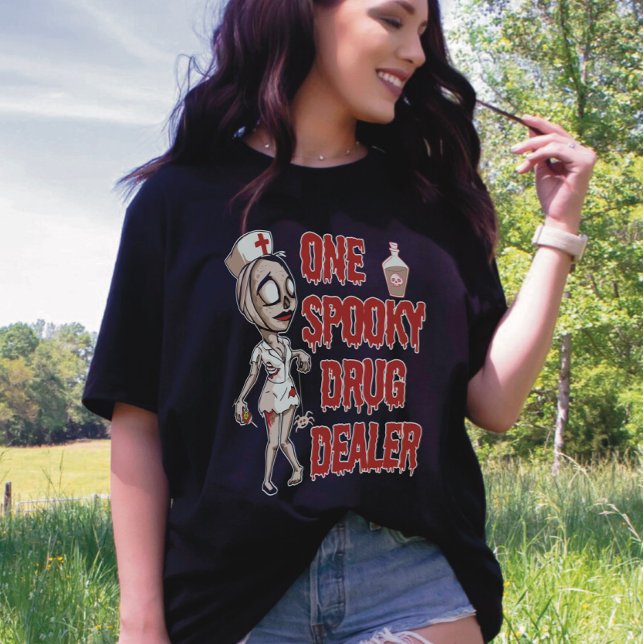 One spooky drug dealer funny halloween  T-Shirt (Creator Uploaded)