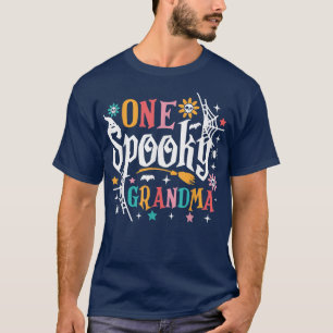 One Spooky Grandma Shirt Funny Halloween Spooky Gr