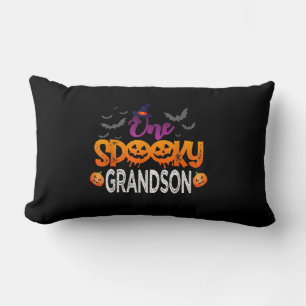 One Spooky Grandson Family Matching Halloween Lumbar Cushion
