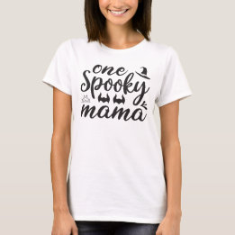 One Spooky Mama Halloween T-Shirt