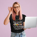 One spooky math teacher customisable halloween T-Shirt<br><div class="desc">Funny customisable halloween t-shirt that says “one spooky maths teacher give sum problem”,  a perfect gift for your maths teacher or a friend who teach maths,  let her be spooktacular and unique by customising this t-shirt with her/his name.</div>