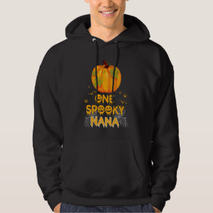 One Spooky Nana Funny Family Halloween Costume Mat Hoodie