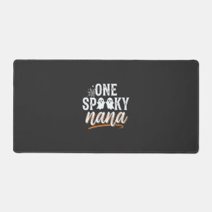 One Spooky Nana Halloween Ghost Design Desk Mat