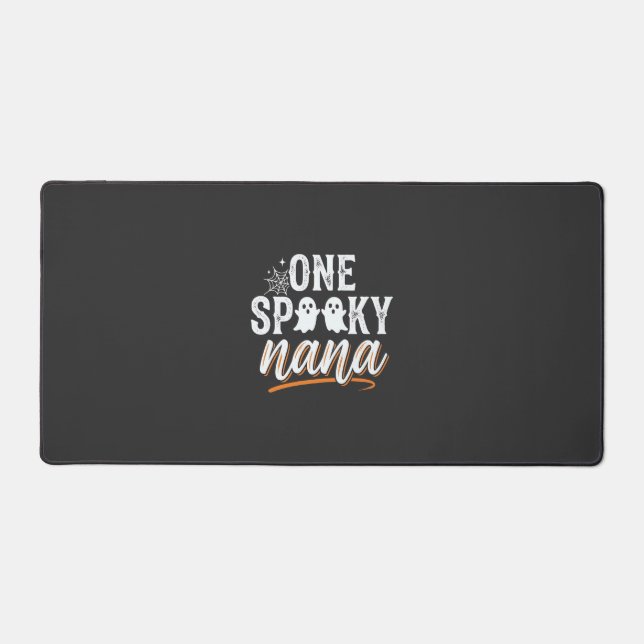 One Spooky Nana Halloween Ghost Design Desk Mat (Front)
