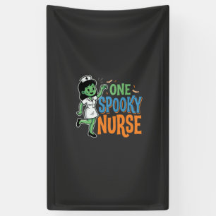 One Spooky Nurse Halloween Design Banner
