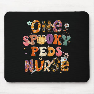 One Spooky PEDS Nurse Halloween Spooky Costume Nur Mouse Pad