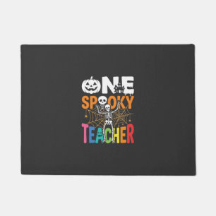 One Spooky Teacher Halloween Design_1 Doormat