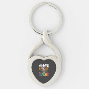 One Spooky Teacher Halloween Design_1 Key Ring