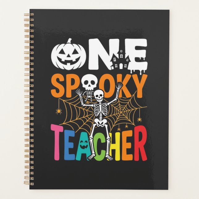 One Spooky Teacher Halloween Design_1 Planner (Front)
