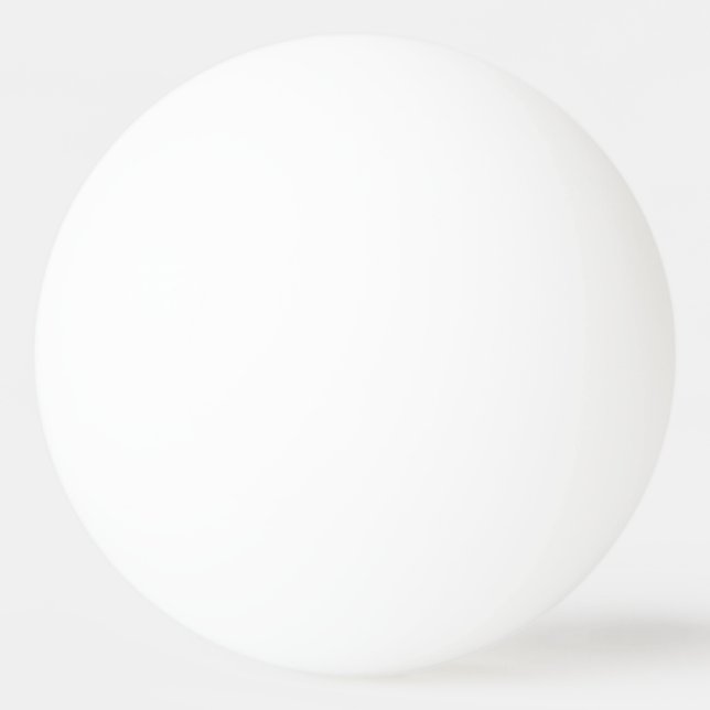 One Star Ping Pong Ball, White Ball (Front)