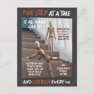 One Step at a Time   Postcards