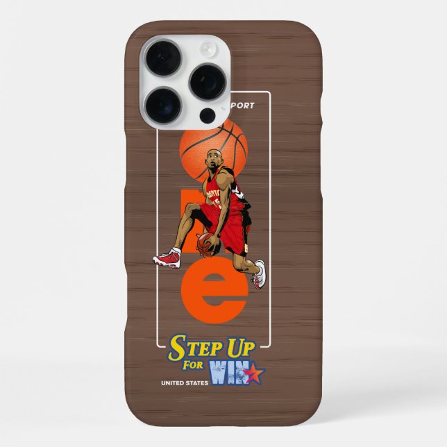 One Step Up for Win |  iPhone Case (Back)