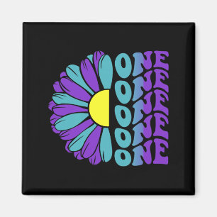 One Suicide Prevention Awareness Sunflower Premium Magnet