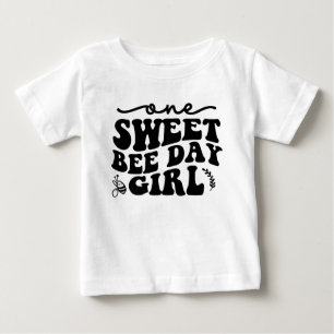 One Sweet Bee Day Girl - 1st Birthday Shirt
