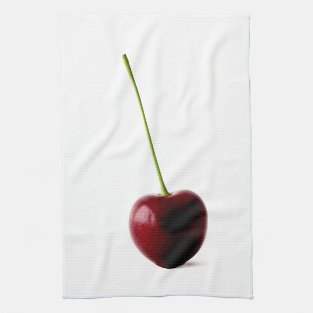 One Sweet Cherry ktcna Tea Towel (Vertical)