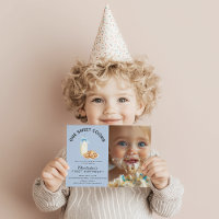 One Sweet Cookie Boy First Birthday Invitation