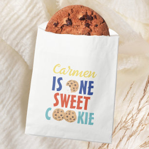 One Sweet Cookie Colourful First Birthday Favour Bags
