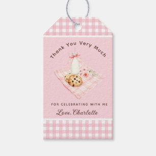 One Sweet Cookie Girl First Birthday Thank You  Gift Tags