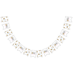 One Sweet Cookies & Milk Girl First Birthday   Bunting