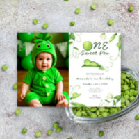 One Sweet Pea First Birthday Party