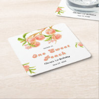 One Sweet Peach Fruit 1st Birthday