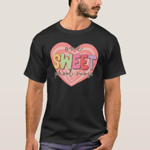 One Sweet School Nurse Heart Valentines Day ER ICU T-Shirt