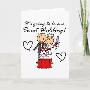 One Sweet Wedding T-shirts and Gifts Card
