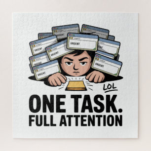 One Task. Full Attention Jigsaw Puzzle