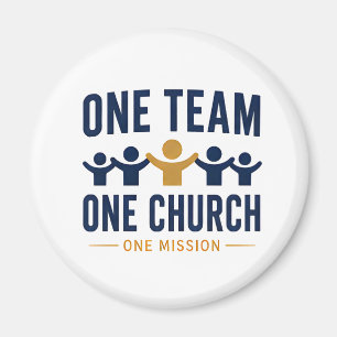 One Team One Church One Mission Faith Magnet