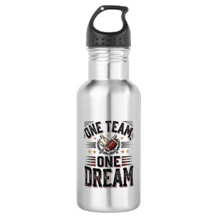 One Team One Dream Vintage Sports Team Shirt_1 532 Ml Water Bottle