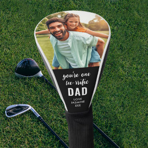 One Tee-rrific Dad Photo Golf Head Cover