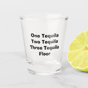 One Tequila Shot Glass