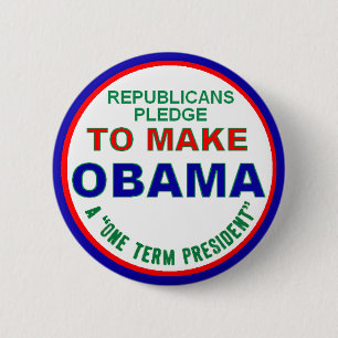 One Term President Button
